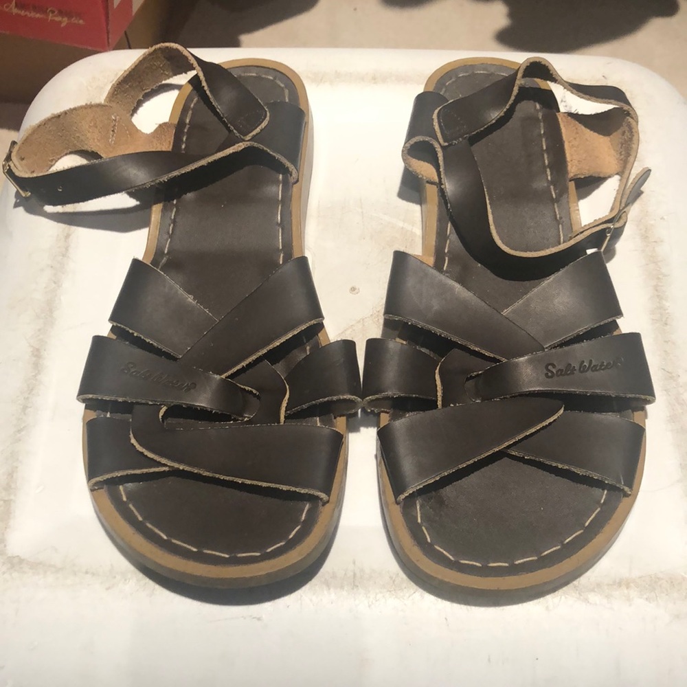 Chocolate brown Saltwater Sandals
